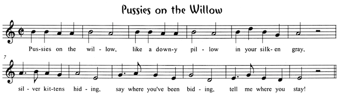 This pentatonic spring song is an appropriate song for the end of the second grade. From Shepherd’s Songbook by Elisabeth Lebret, published by the Waldorf School Association of Ontario.